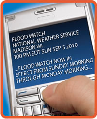 Preview of alert message