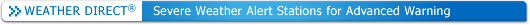 Weather Direct&reg; Severe Weather Alert Stations for Advanced Warning